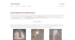 Desktop Screenshot of annakoster.com