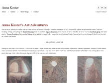 Tablet Screenshot of annakoster.com